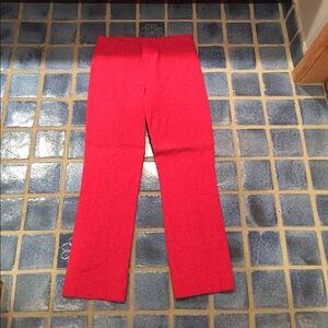 Anthropologie Corey Lynn Calter Red Cropped Pants size 6